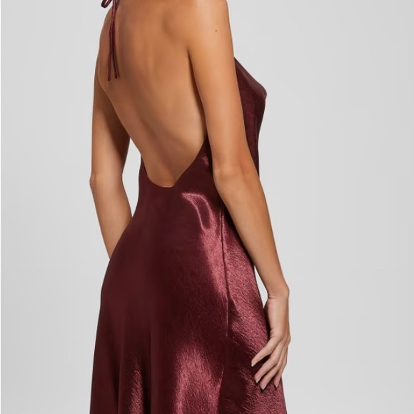 NWT Guess Backless Cowl Neck Dress - Picture 4 of 6